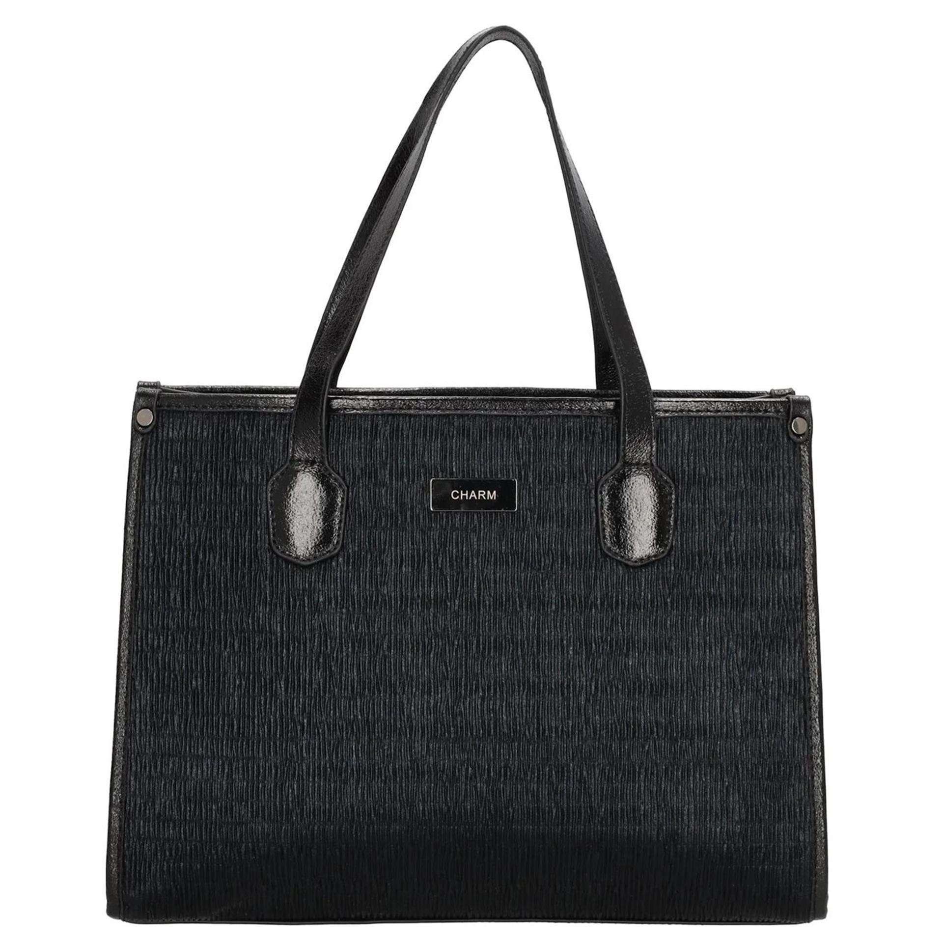 Charm london kingsway shopper zwart