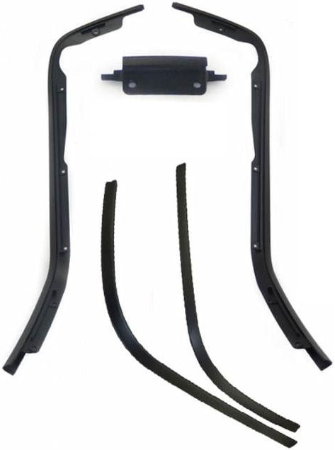 Edge Sierstripset beenschild en boomplank Primavera, Sprint 5 delig zwart metallic