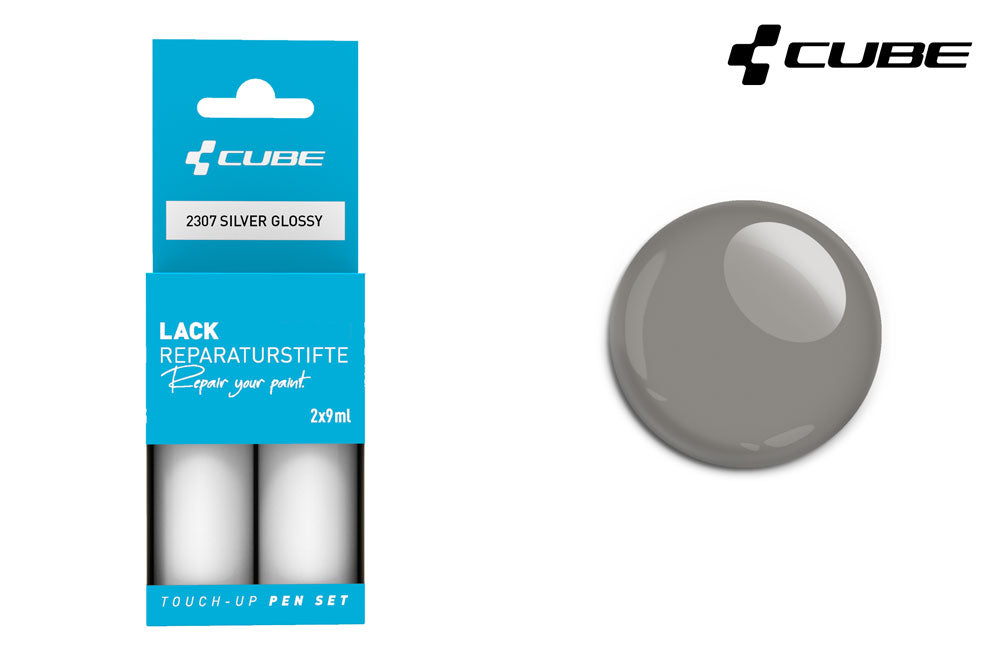Cube touch-up pen set grey glossy | #2328