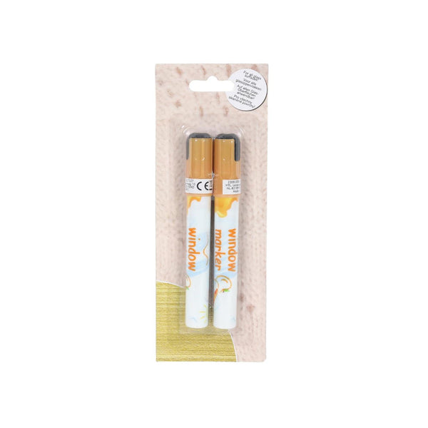 Svenska living raam-markers afwasbaar goud set a 2 stuks