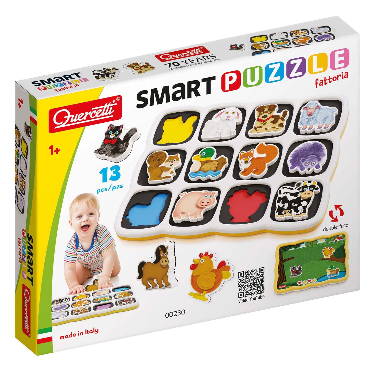 Quercetti slimme magneetpuzzelboerderij