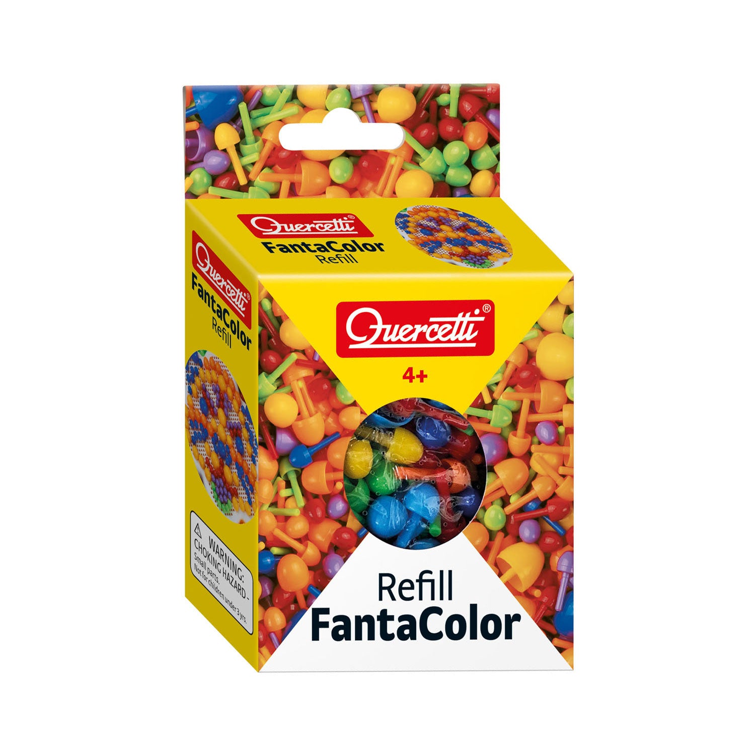 Quercetti insteekmozaïekspelden 10mm, 200st.