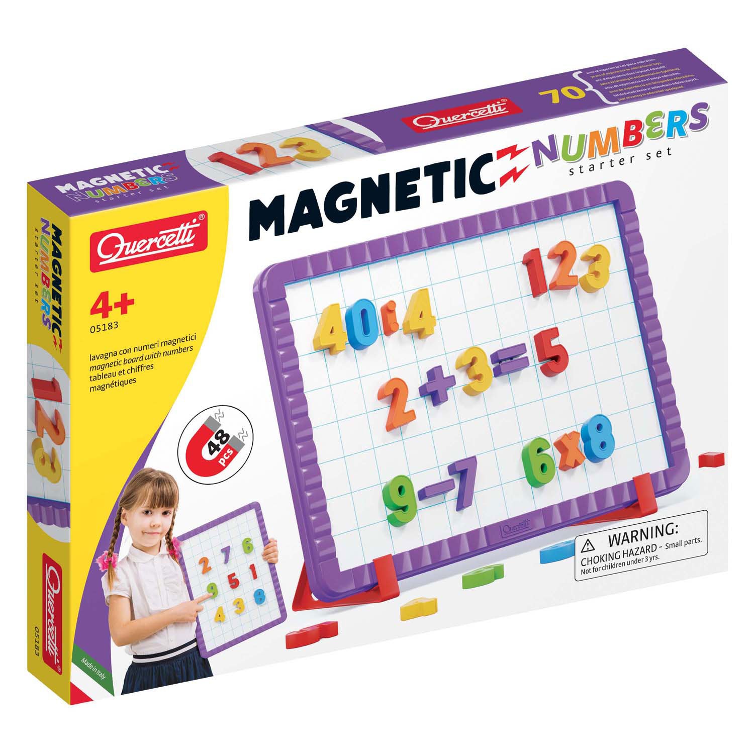 Quercetti magneetbord basisnummers