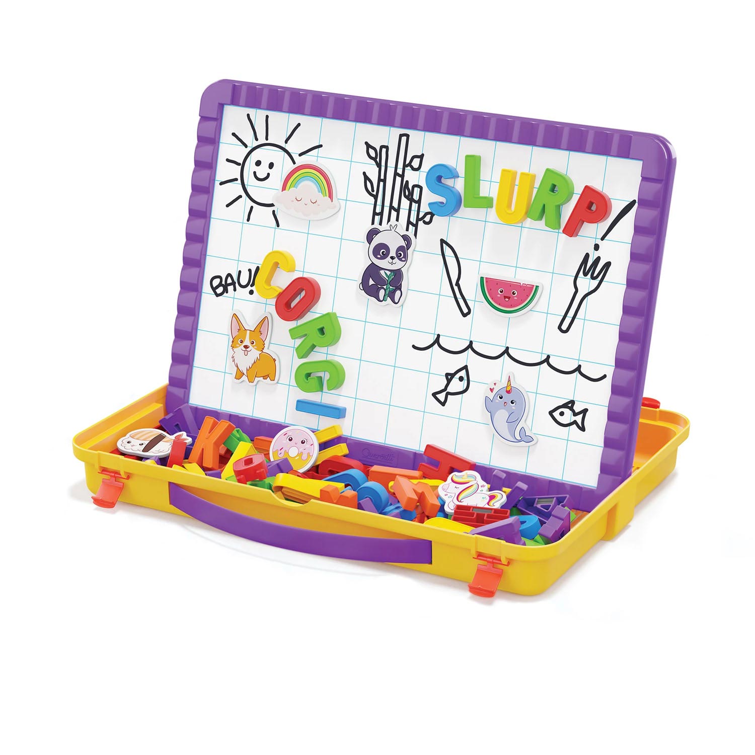Quercetti magnetic magneetletters 2-in-1 58-delig