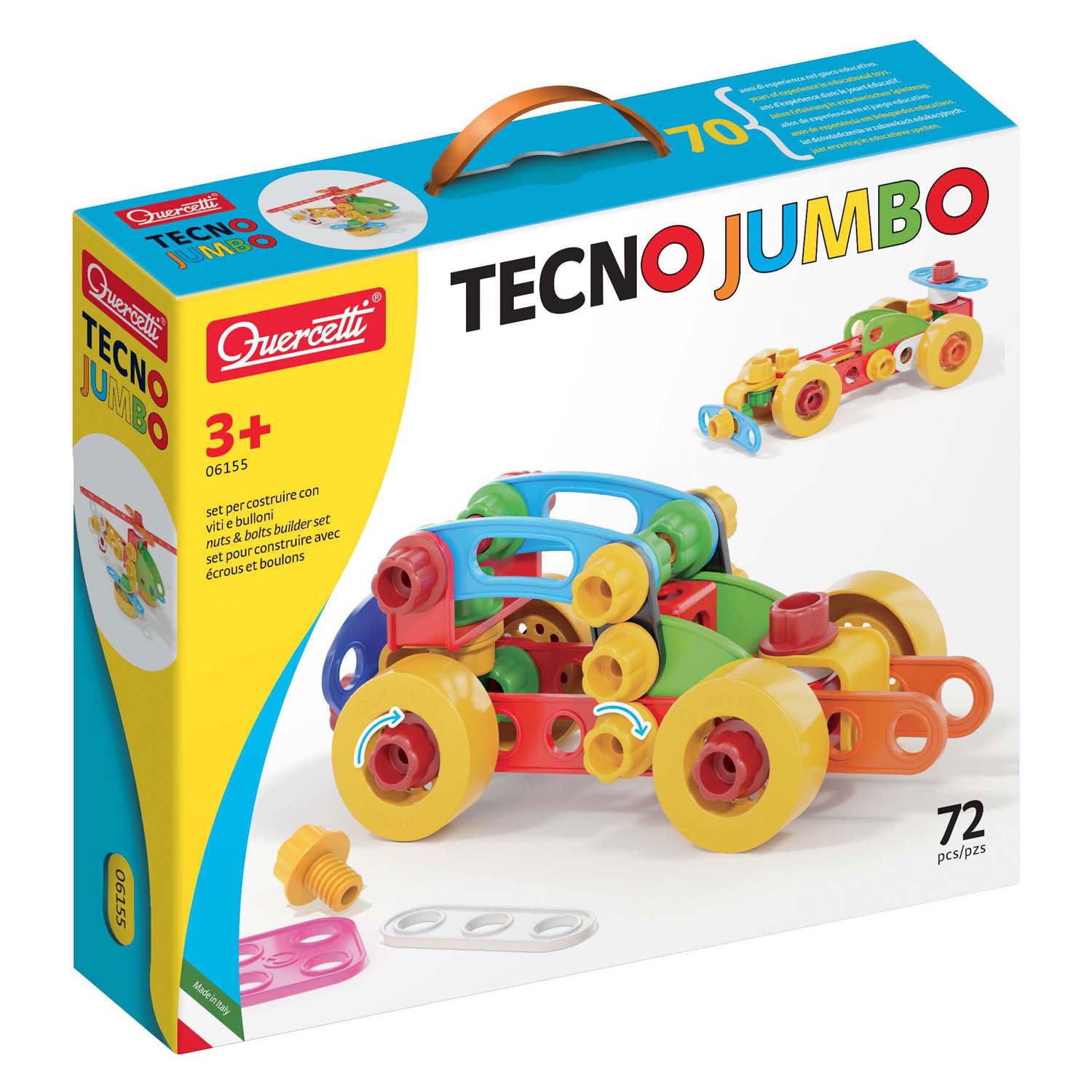 Quercetti techno jumbo, 72dlg