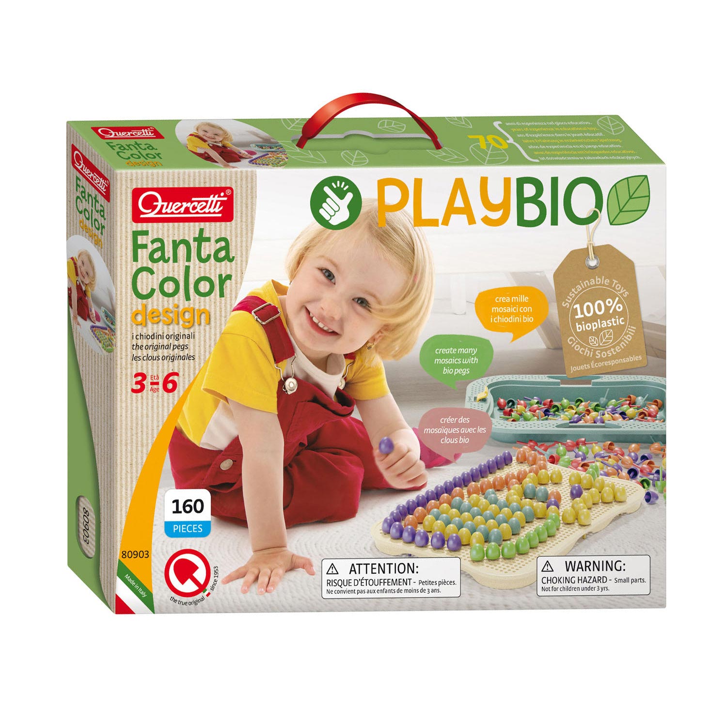Quercetti playbio fantacolor-ontwerp, 160dlg