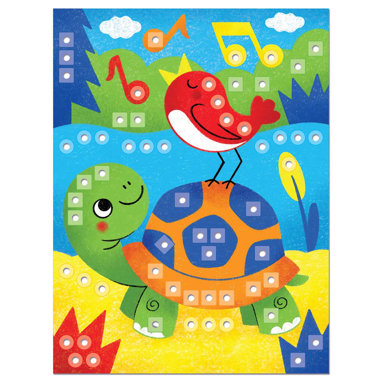 Quercetti mozaïek speelgoed dieren - fantacolor 180dlg creatief.