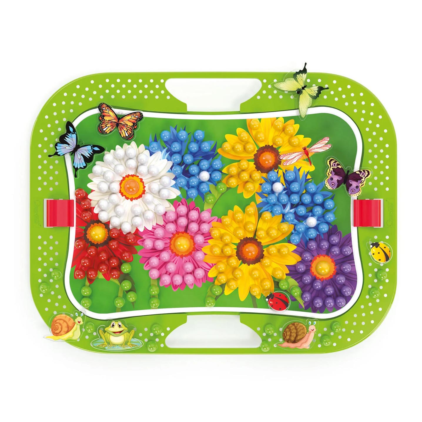 Quercetti Natuur Plezier Fun en Haringen Insteek Mozaïek, 316dlg.