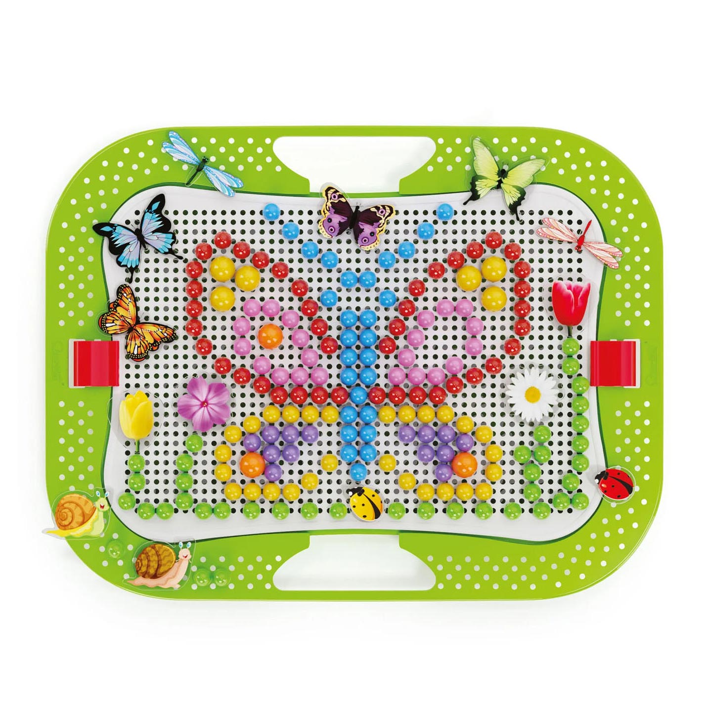 Quercetti Natuur Plezier Fun en Haringen Insteek Mozaïek, 316dlg.