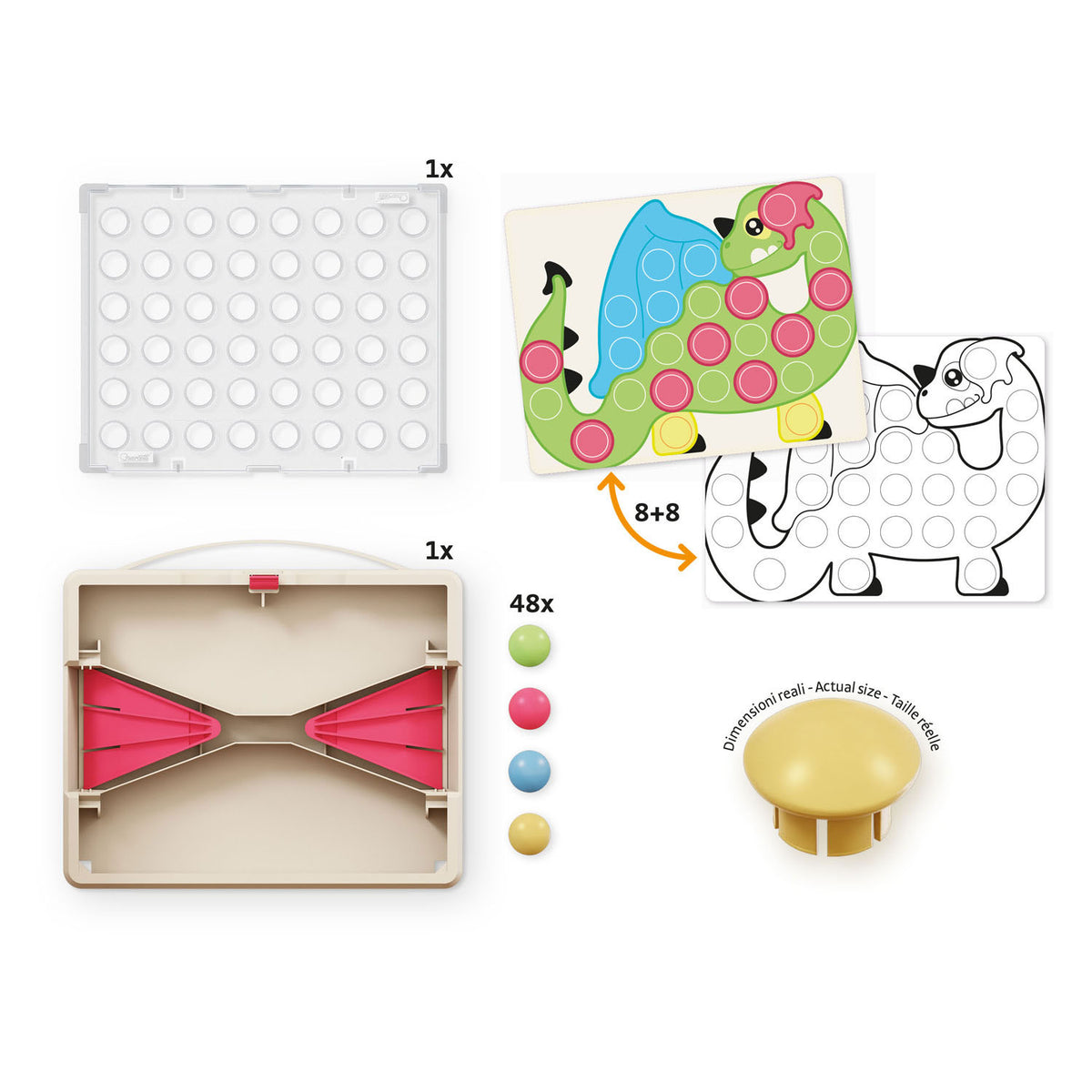 Quercetti fantacolor junior play eco mozaïek