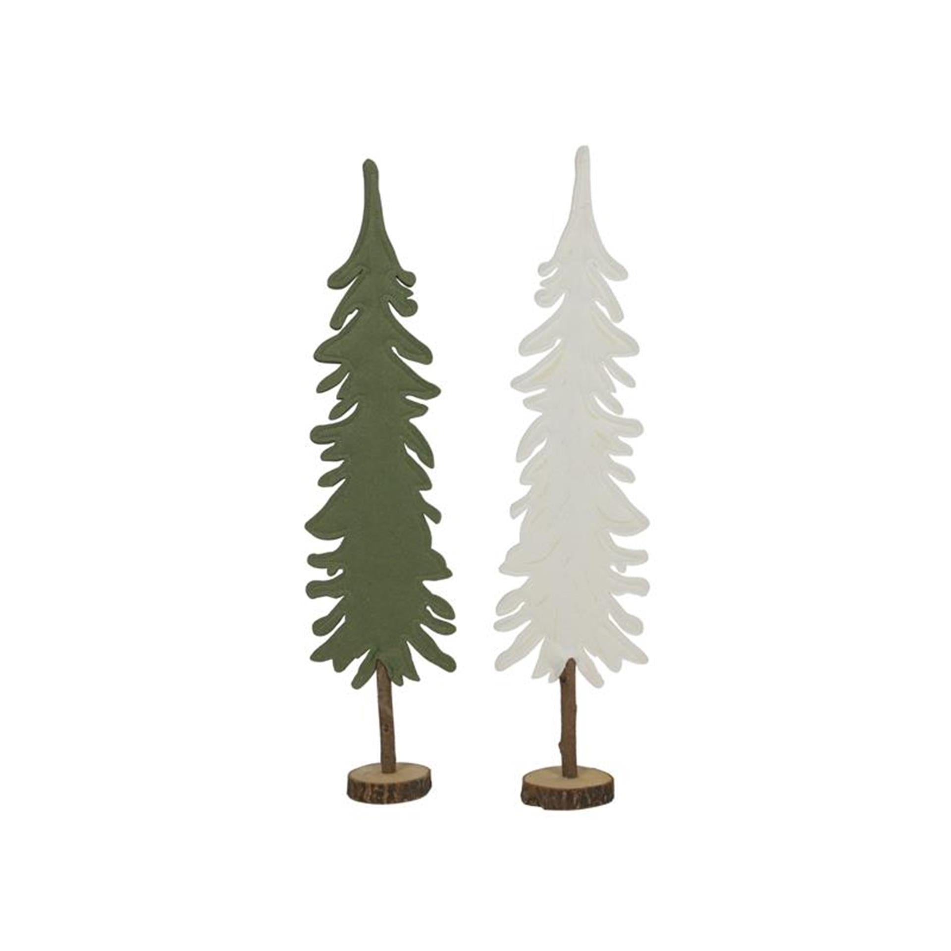 Svenska living beeld vilt kerstboom op stam groen h62cm