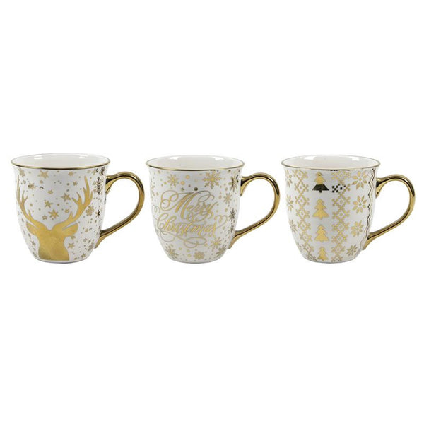 Svenska living kerstmok goud 400ml ø11x10,8cm