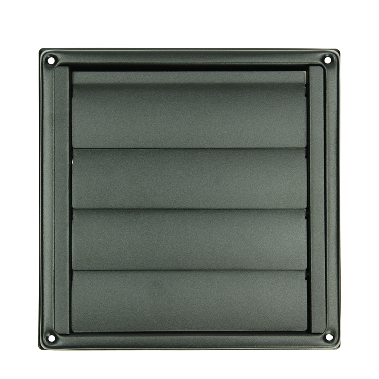 Renson 1068947 - inbouw dampkaprooster 633 inox zwart (dia 150) | 2 stuks