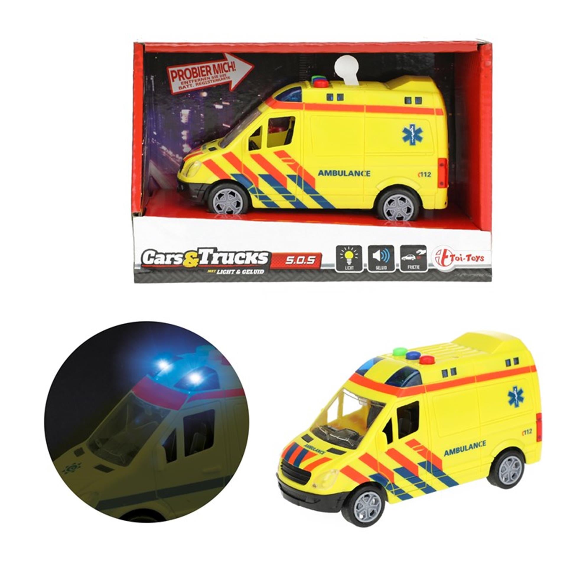 Auto's vrachtwagens ambulance + geluid