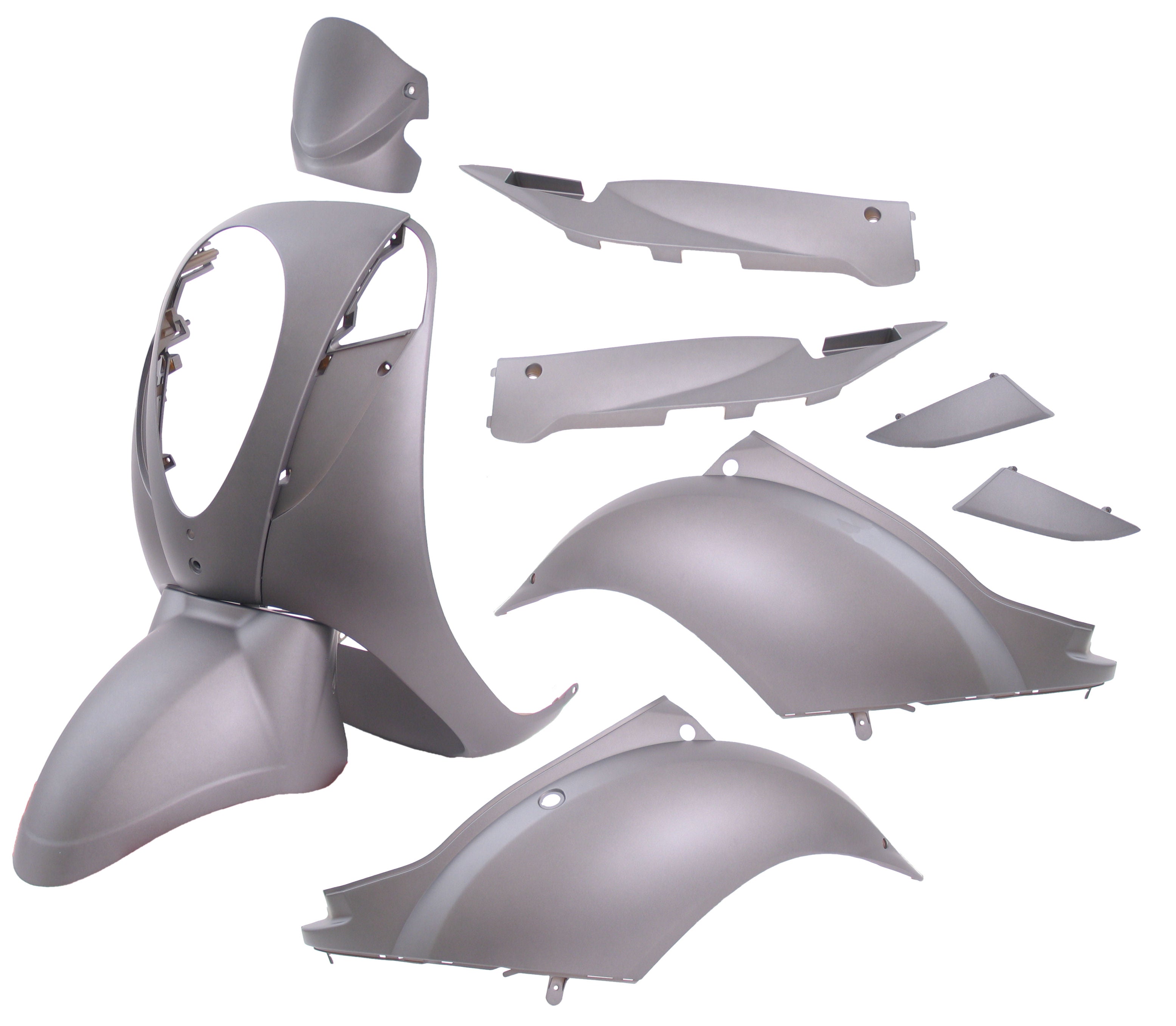 Edge ter plaatse 10-delig voor sym mio - mat grijs