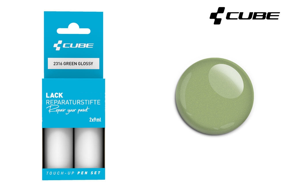 Cube touch-up pen set green glossy | #2316