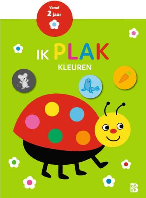 De ballon ballon ik plak kleuren stickerboek