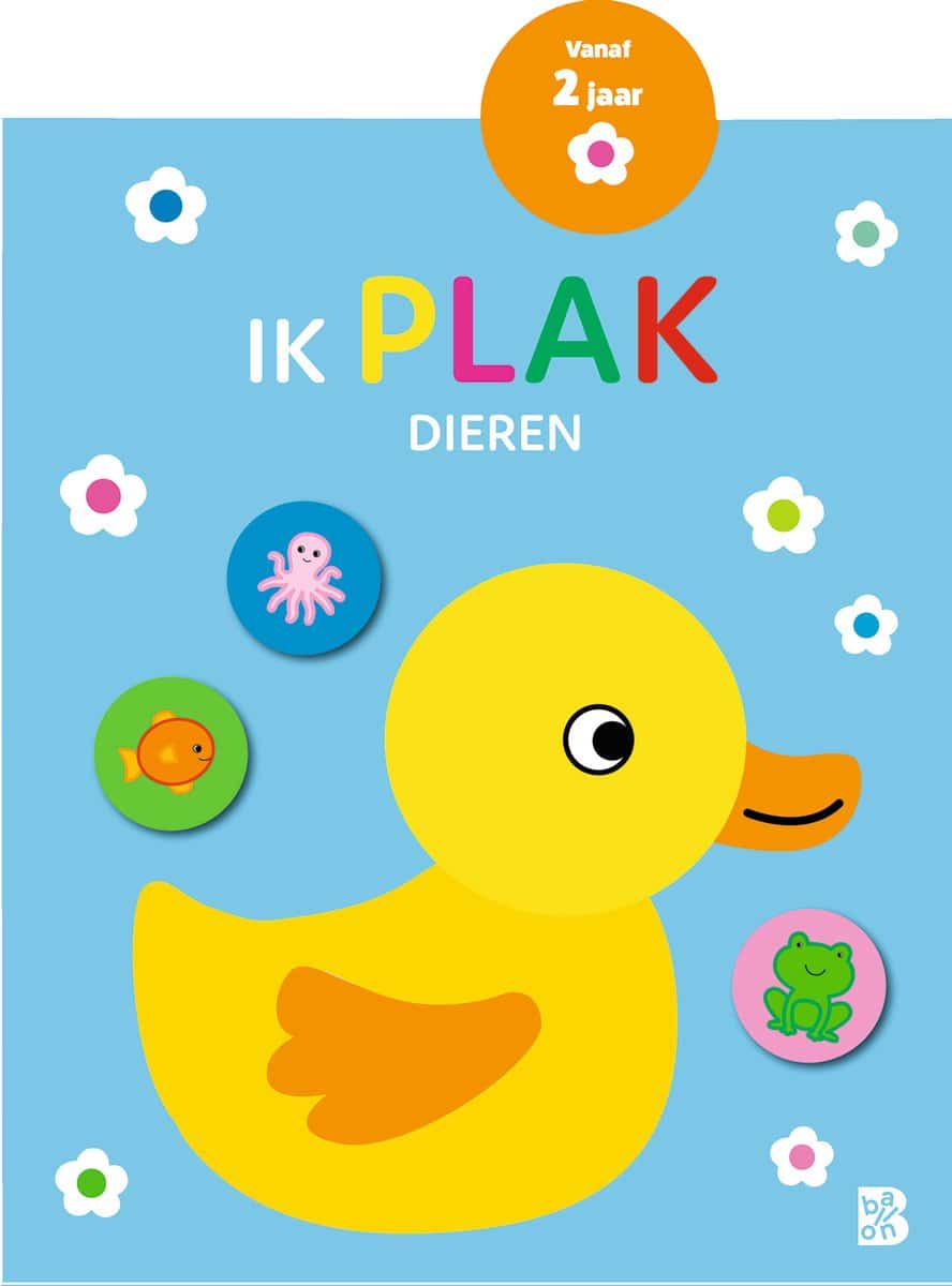 De ballon ballon ik plak dieren stickerboek