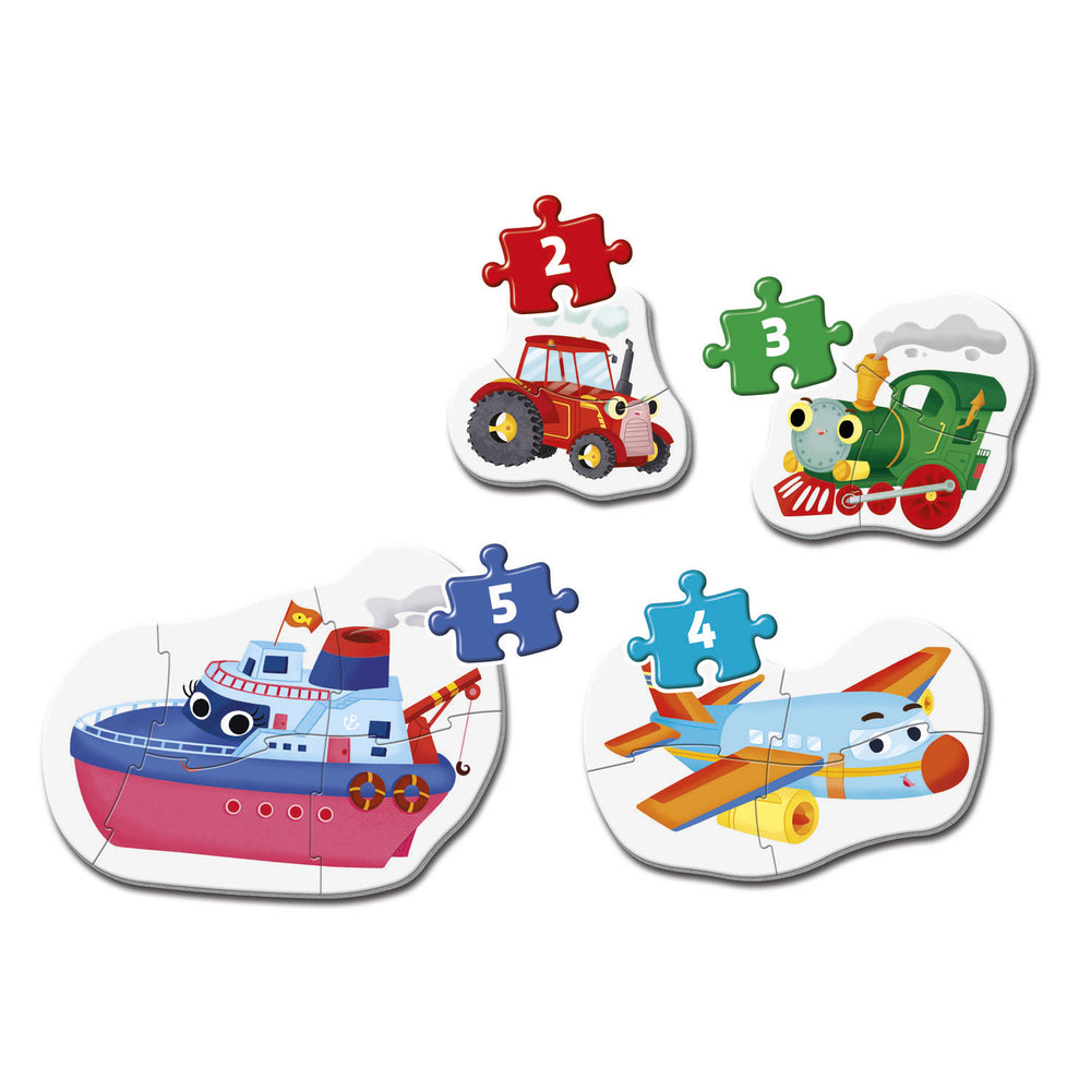 Clementoni puzzel 2-3-4-5 my first puzzel means of transp