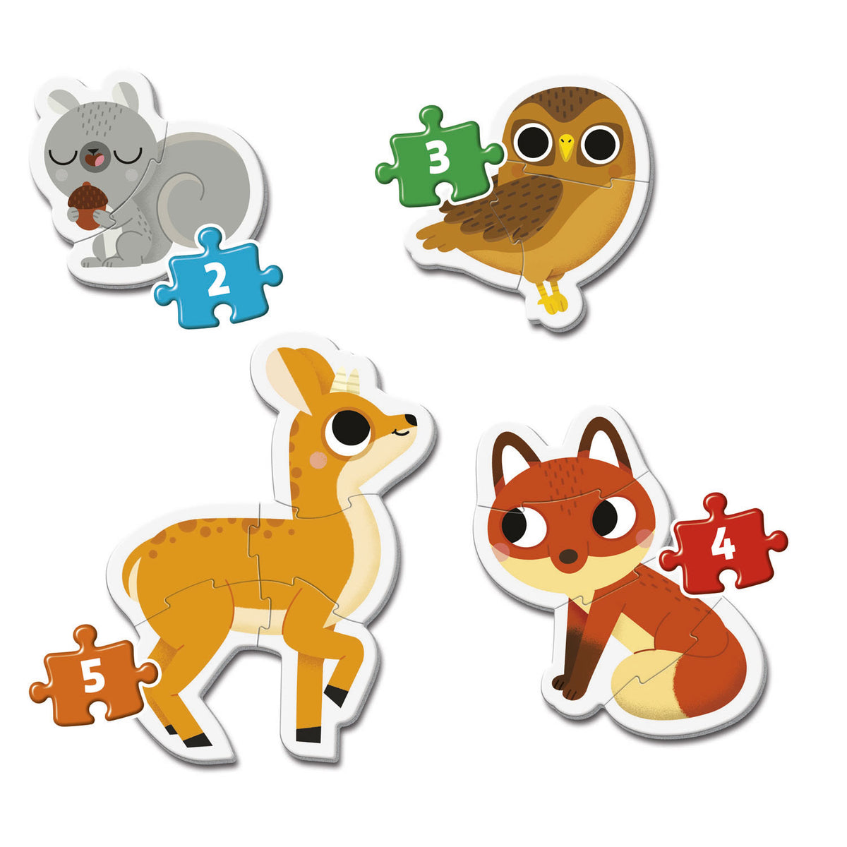 Clementoni My First Puzzles - Forest Animals