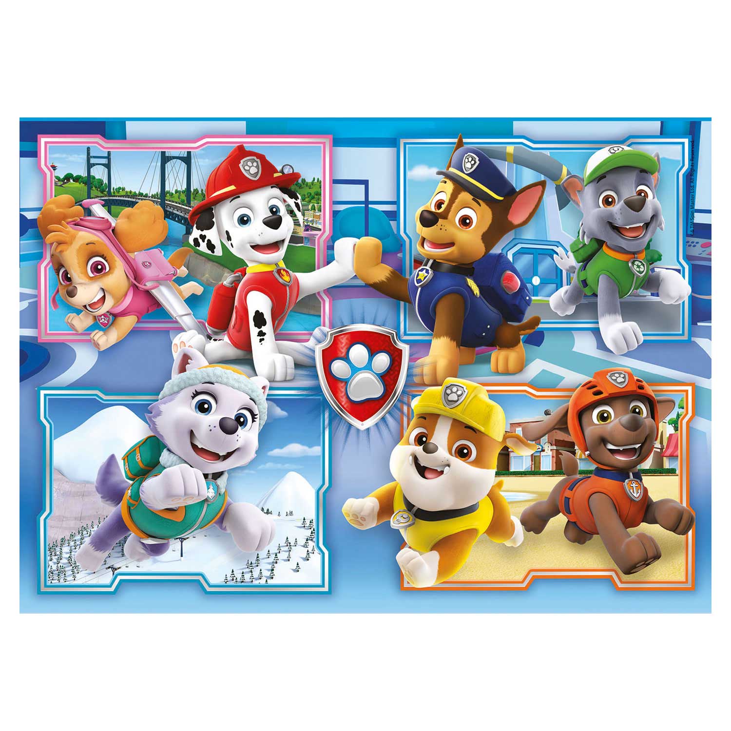 Clementoni puzzel pootpatrouille, 2x60st.