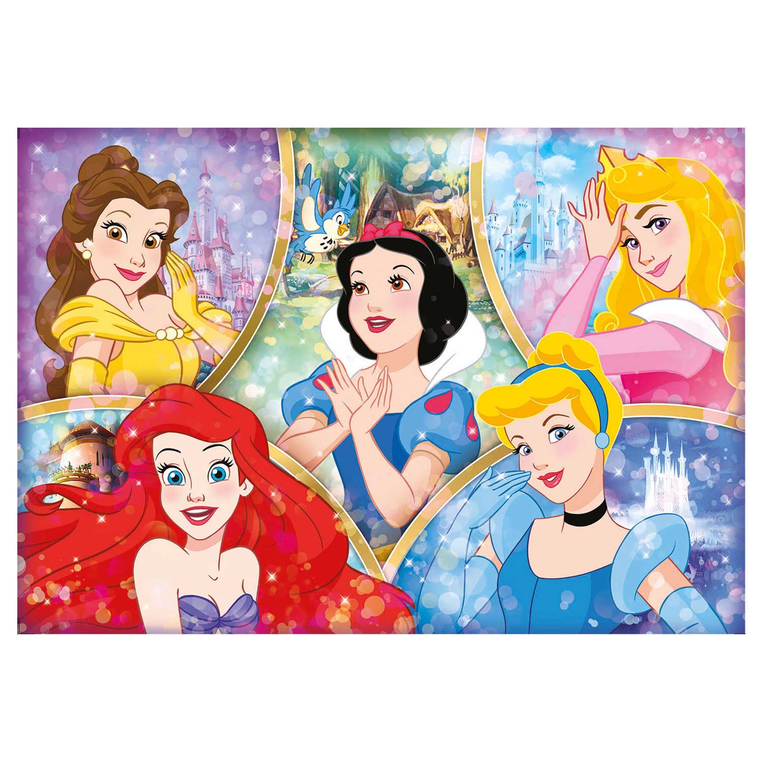 Clementoni puzzel disney princess, 180st.