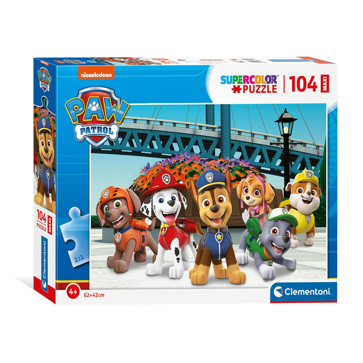 Clementoni maxi puzzel paw patrol, 104st.