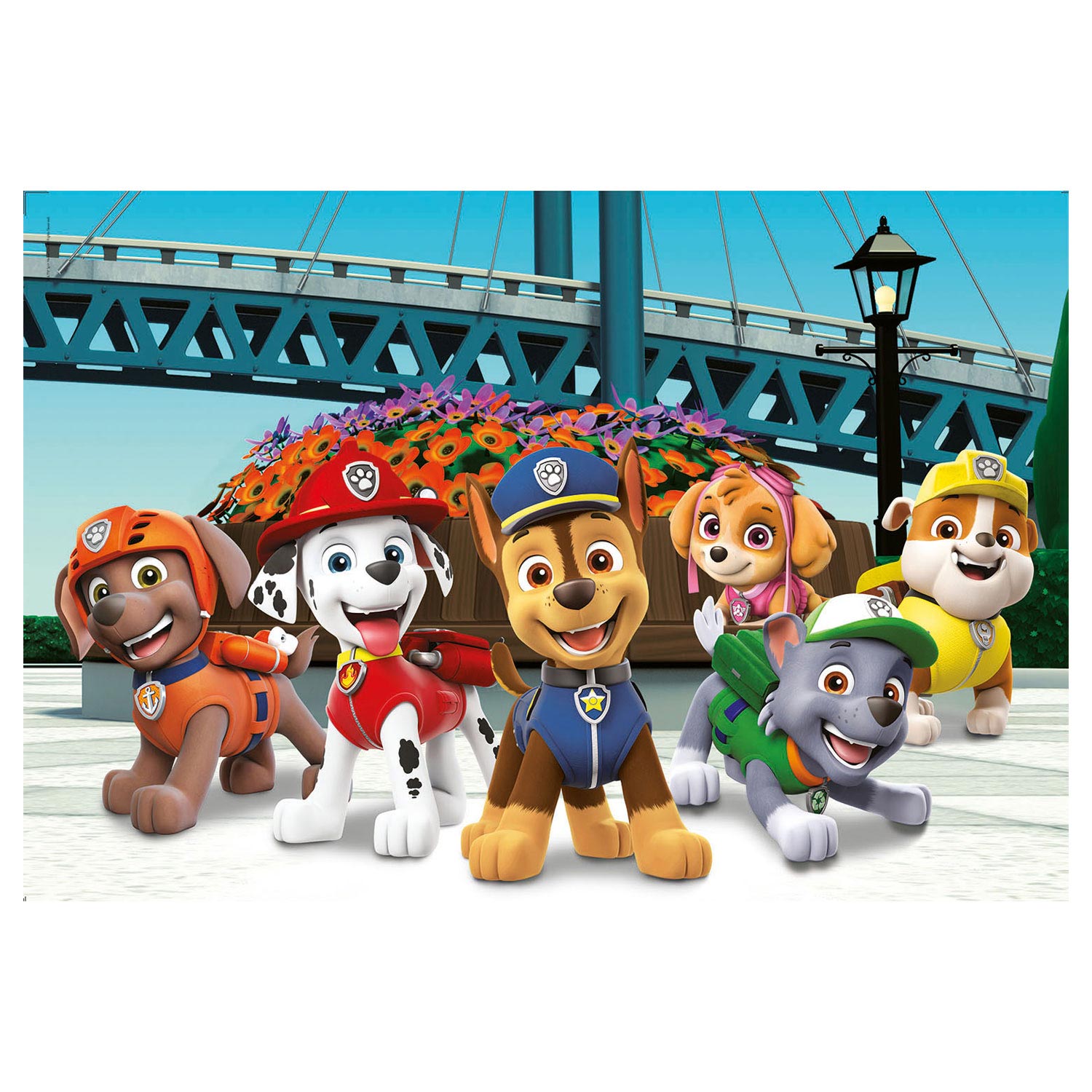 Clementoni maxipuzzel pootpatrouille, 104st.