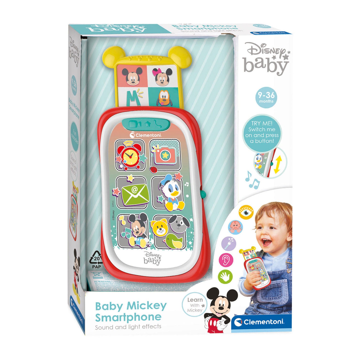 Clementoni Disney Baby Mickey Mouse-telefoon