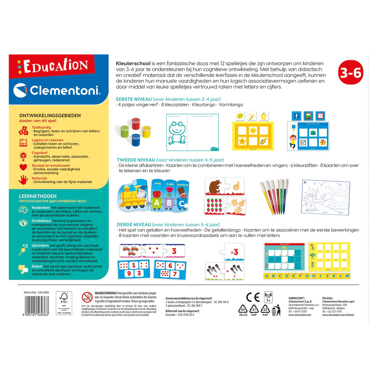 Clementoni Onderwijs Kleuterschool