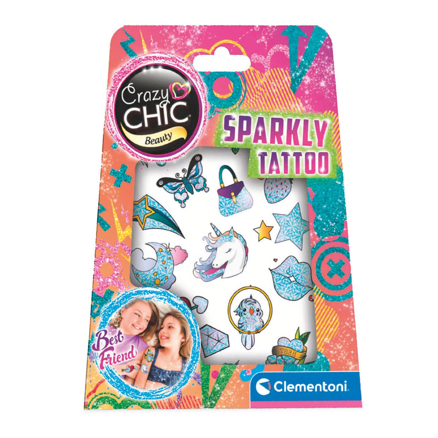 Clementoni crazy chic - stedelijke tattoo glitter