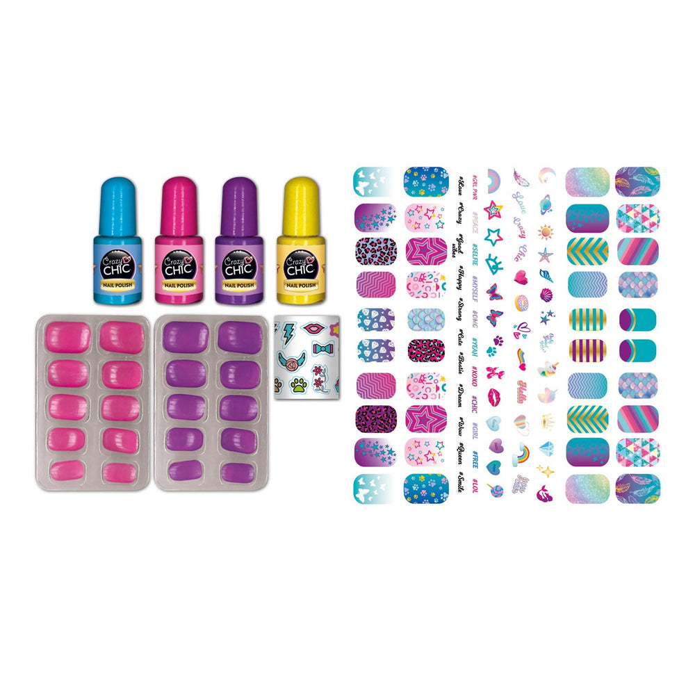 Clementoni crazy chic - fluo nagels