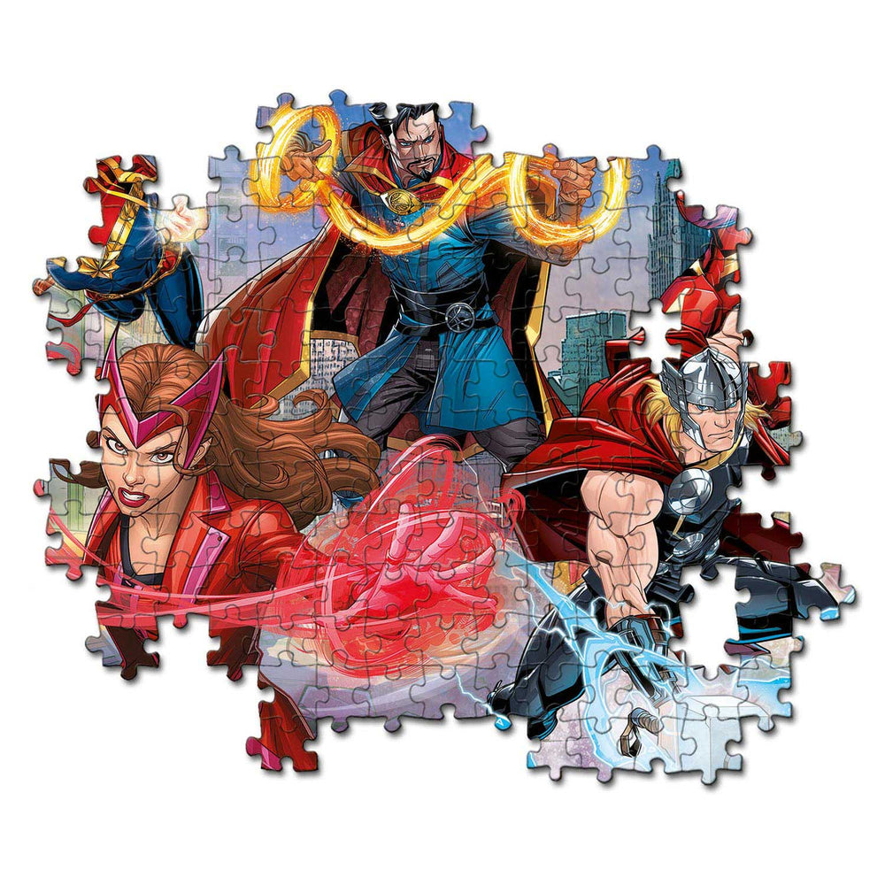 Clementoni glitterpuzzel the avengers, 104st.