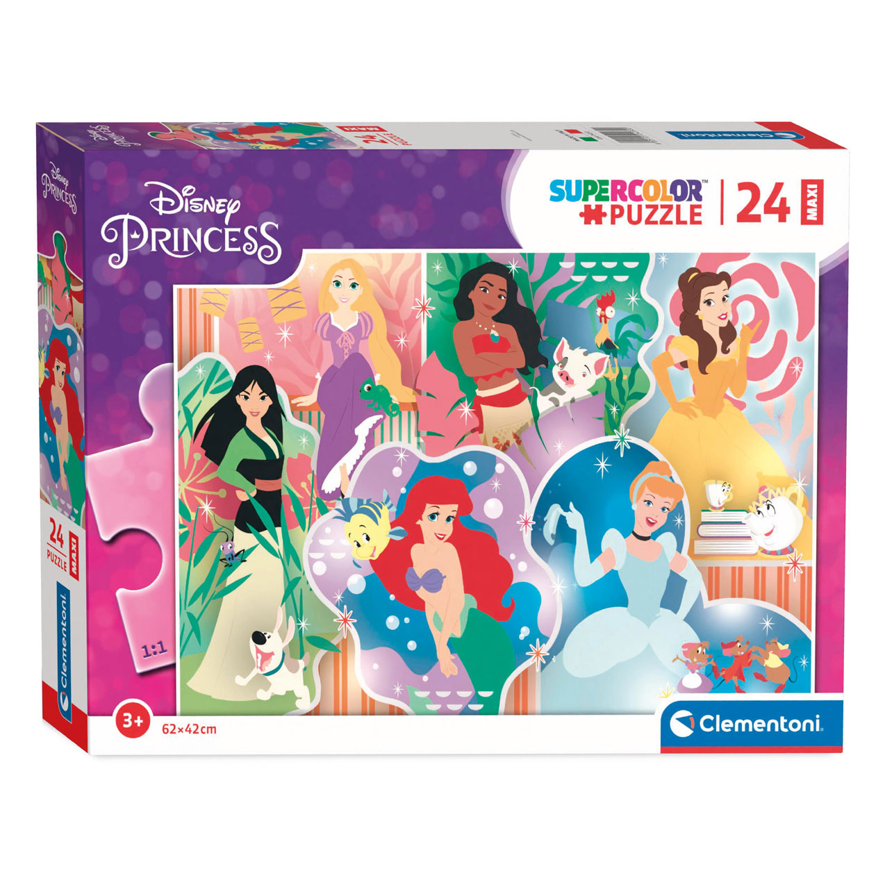 Clementoni Maxipuzzel Disney Prinses, 24st.