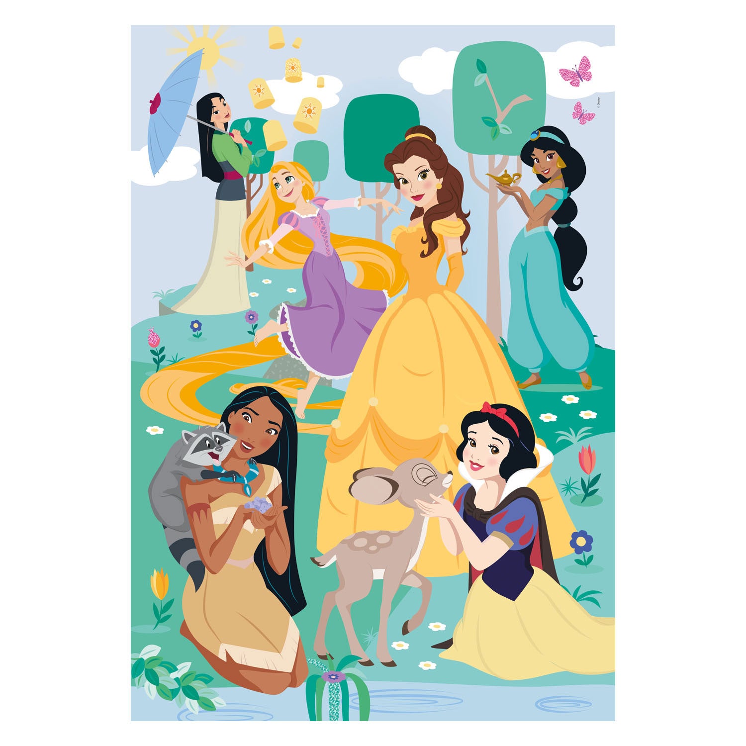 Clementoni puzzel disney princess, 104st.