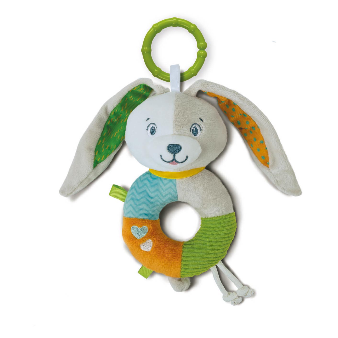 Clementoni baby - pluchen rammelaar konijn