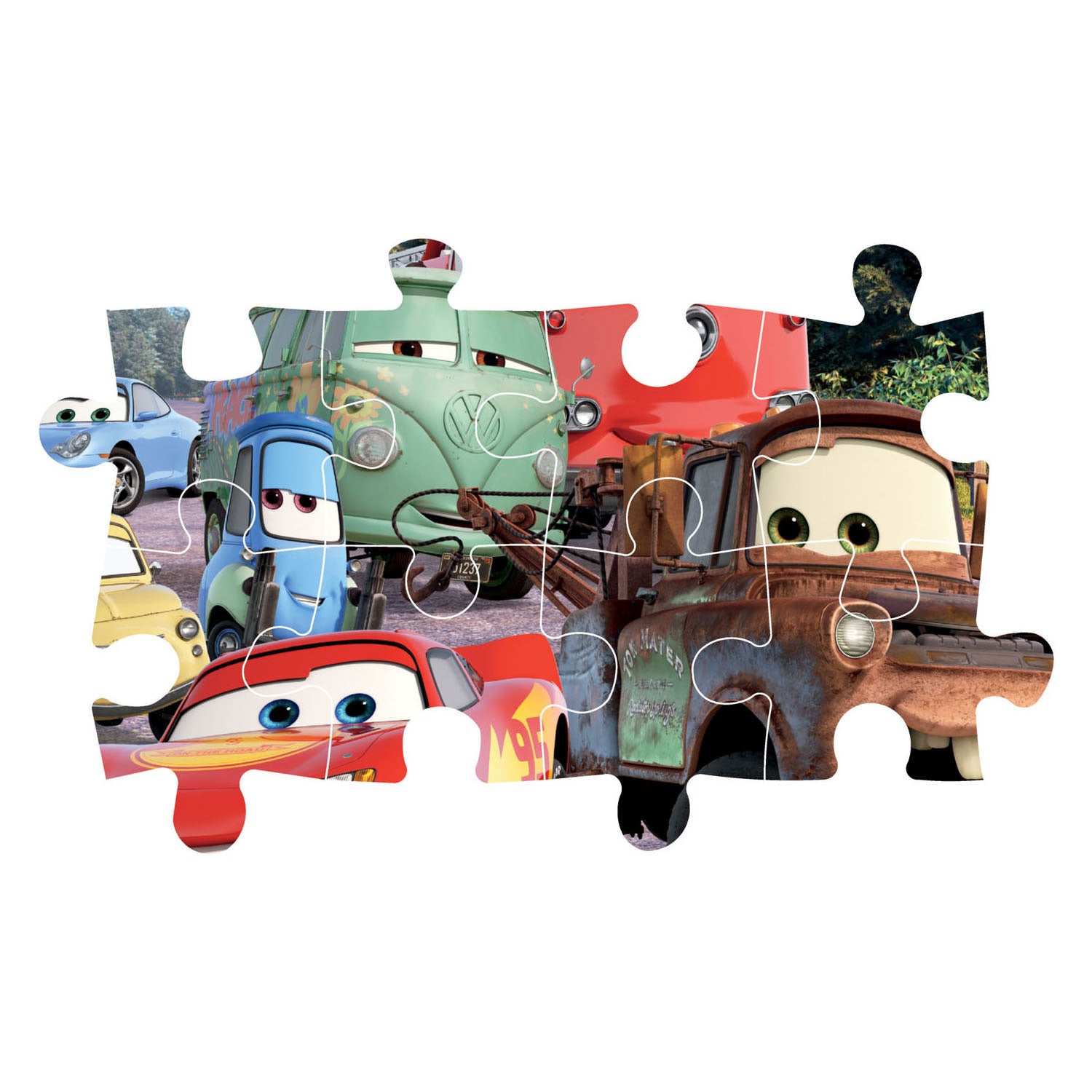 Clementoni Maxi Legpuzzelauto's, 24st.