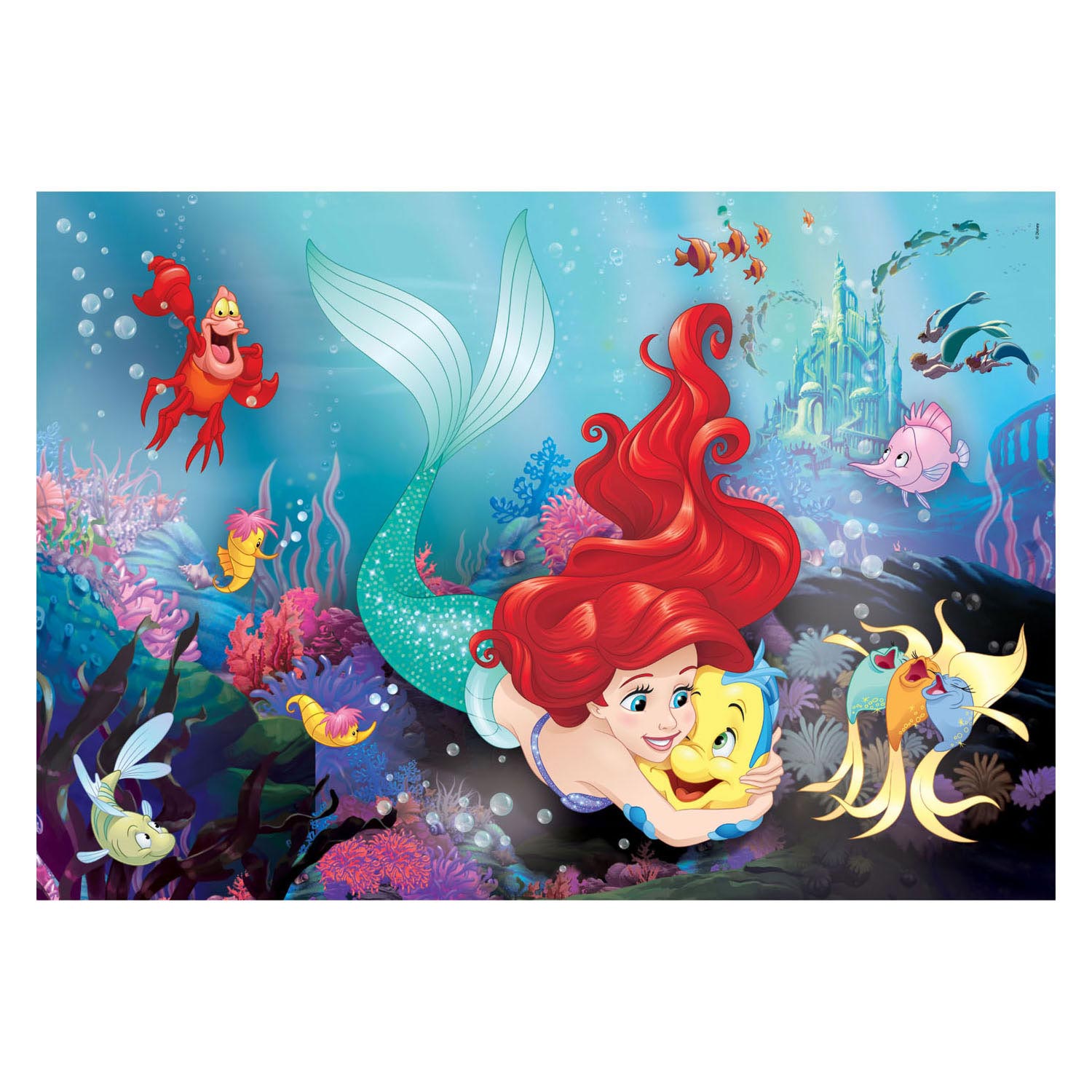 Clementoni Maxi Legpuzzel Disney Kleine Zeemeermin, 24st.