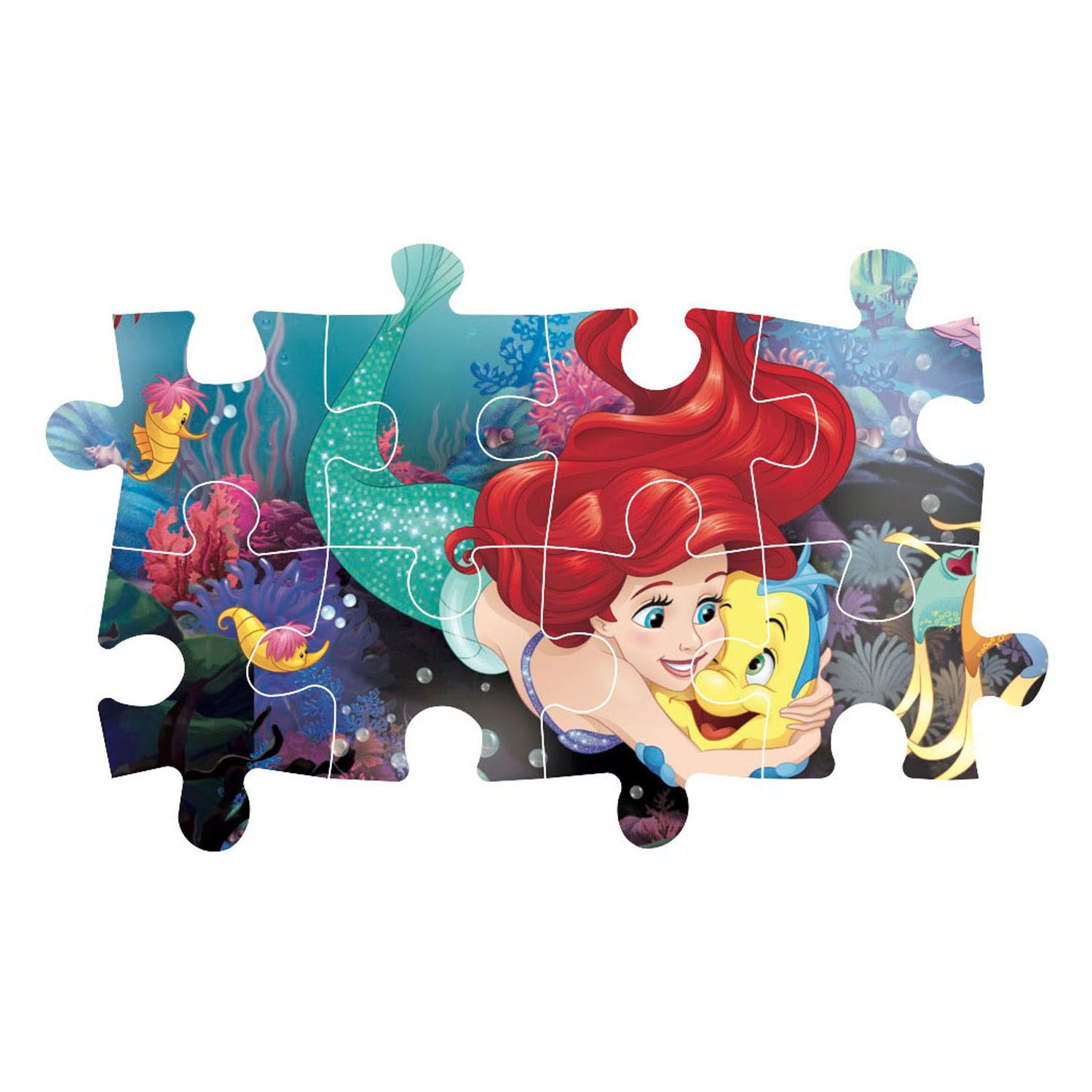 Clementoni Maxi Legpuzzel Disney Kleine Zeemeermin, 24st.