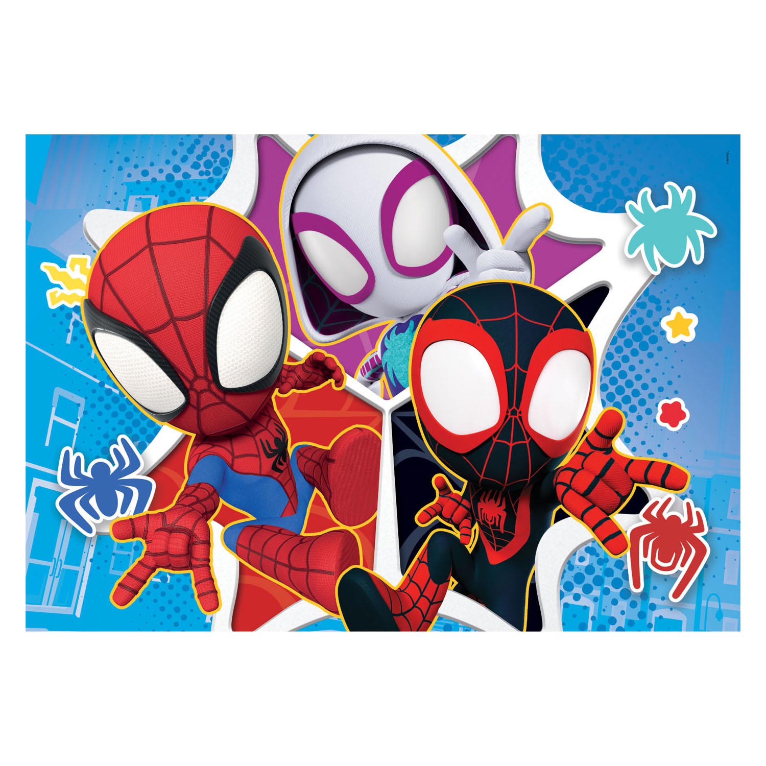 Clementoni Puzzel - Spidey, 3x48st.