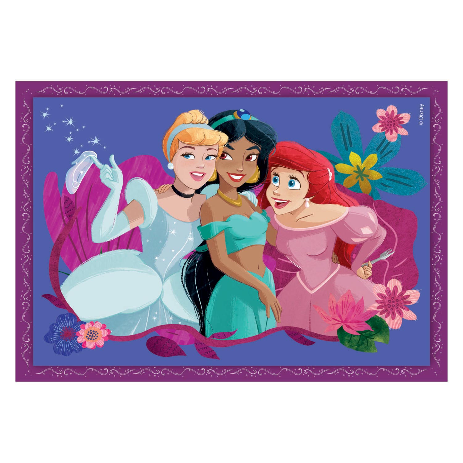 Clementoni puzzels disney princess, 4in1