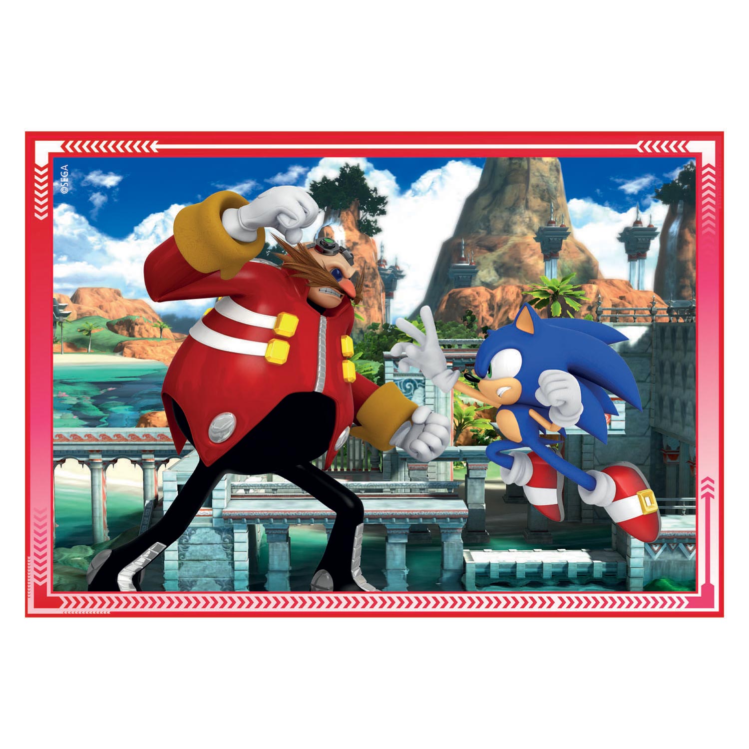 Clementoni puzzels sonic, 4in1