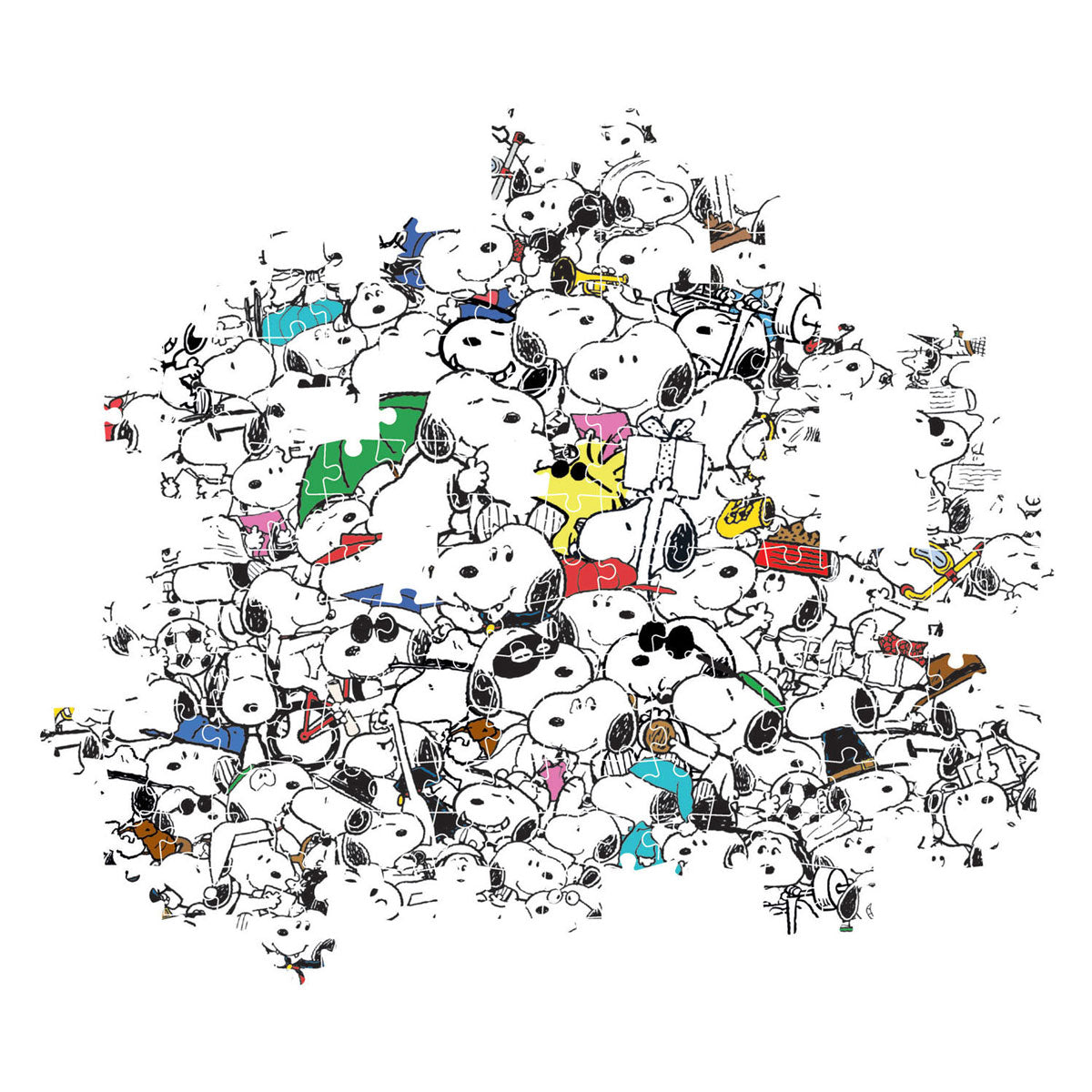 Clementoni legpuzzel impossible peanuts snoopy, 1000st.