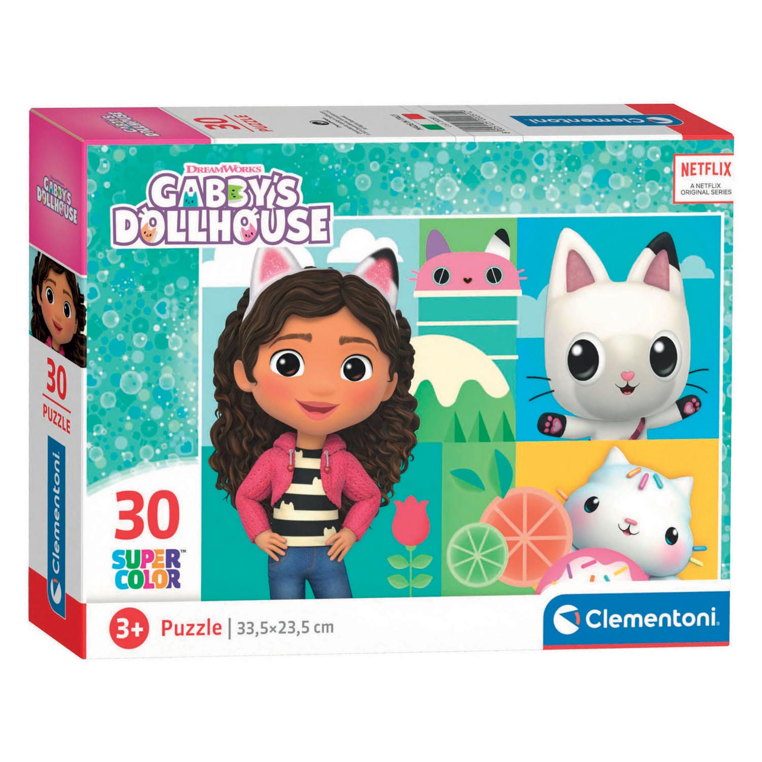Clementoni puzzel gabby's poppenhuis, 30st.
