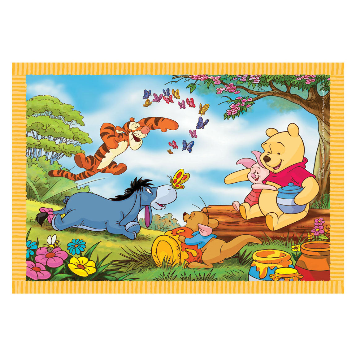 Clementoni Legpuzzel Kleur Disney Winnie de Poeh, 4in1