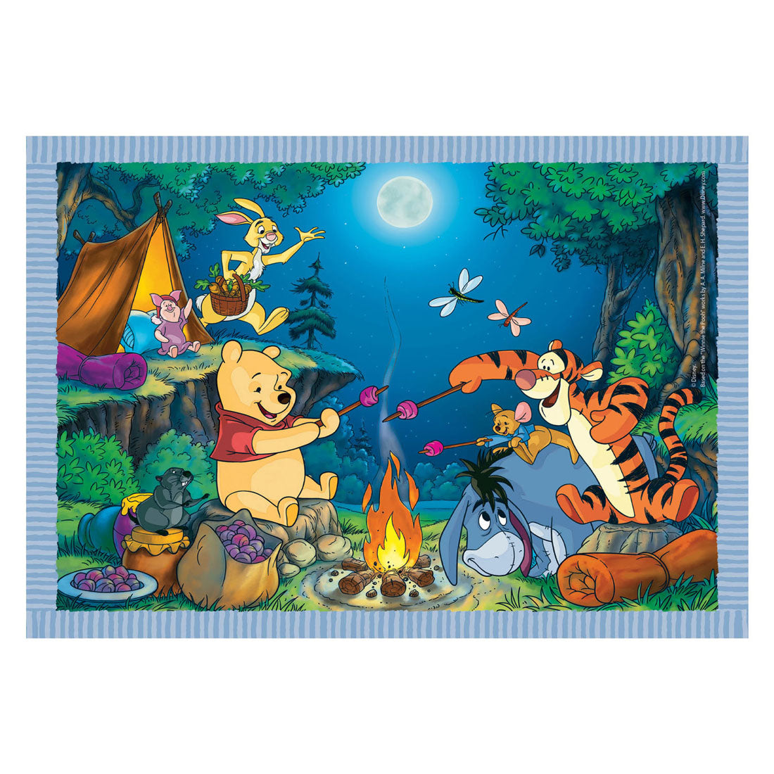 Clementoni Legpuzzel Kleur Disney Winnie de Poeh, 4in1