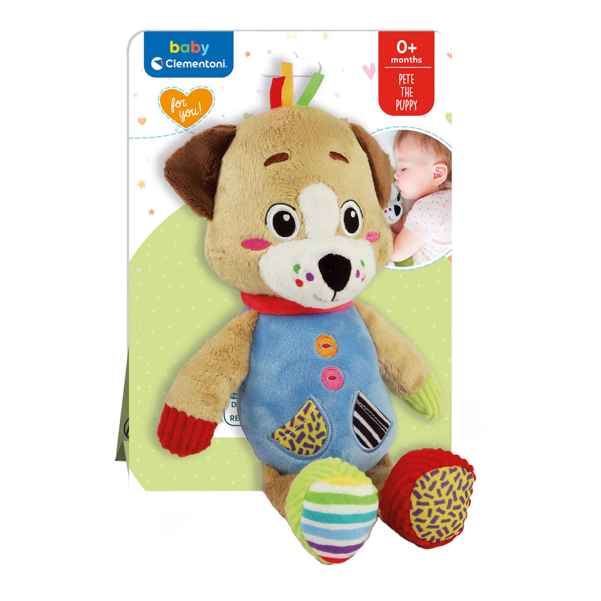 Clementoni baby pluche hond