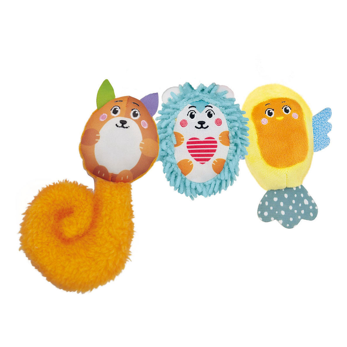 Clementoni babystoffen kinderwagenspiraal wasbier