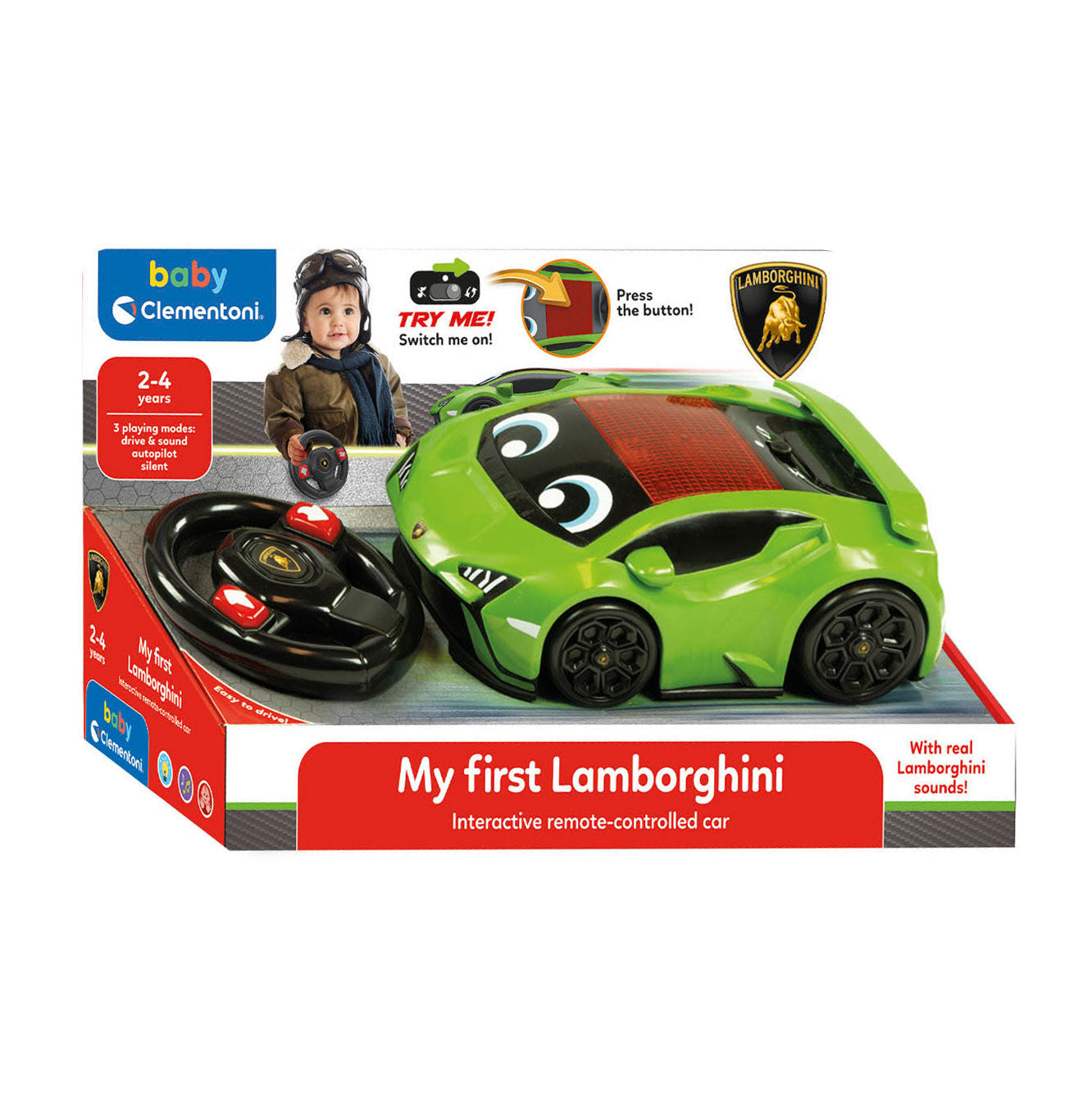 Clementoni baby mijn eerste lamborghini rc bestuurbare auto