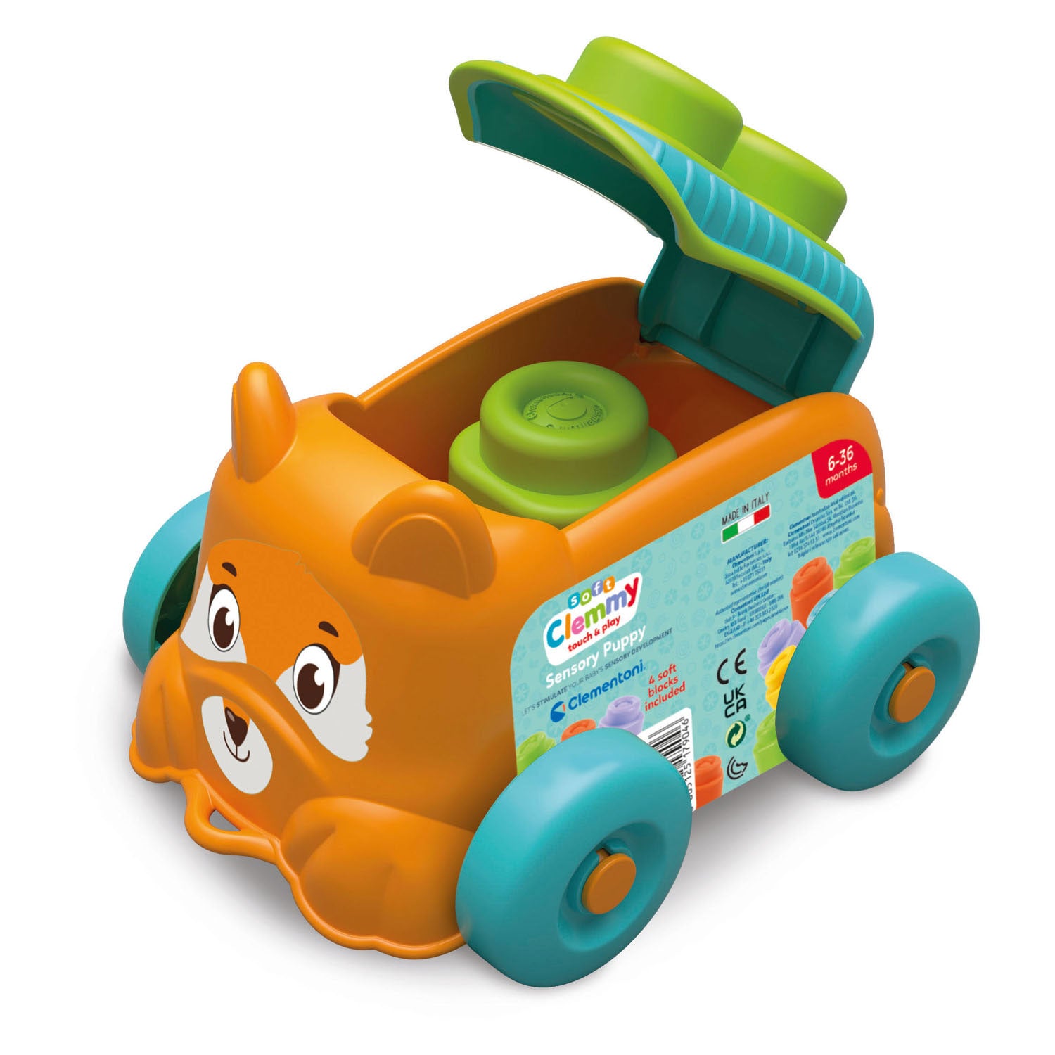 Clementoni babyzachte clemmy blokken emmer hond